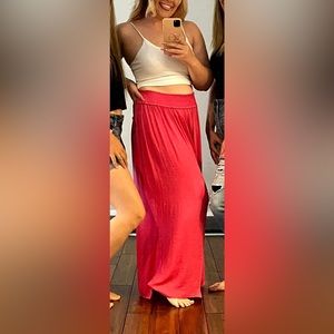 SOLD Iconic Zara Hot Barbie Pink Wide Leg Palazzo Genie Pants
